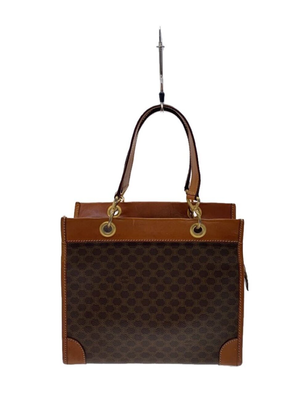 Celine Handbag Brown All over Zip